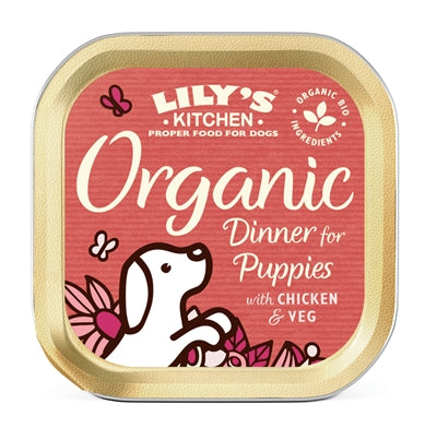 Lilys Küchenhund Welpe Bio -Abendessen