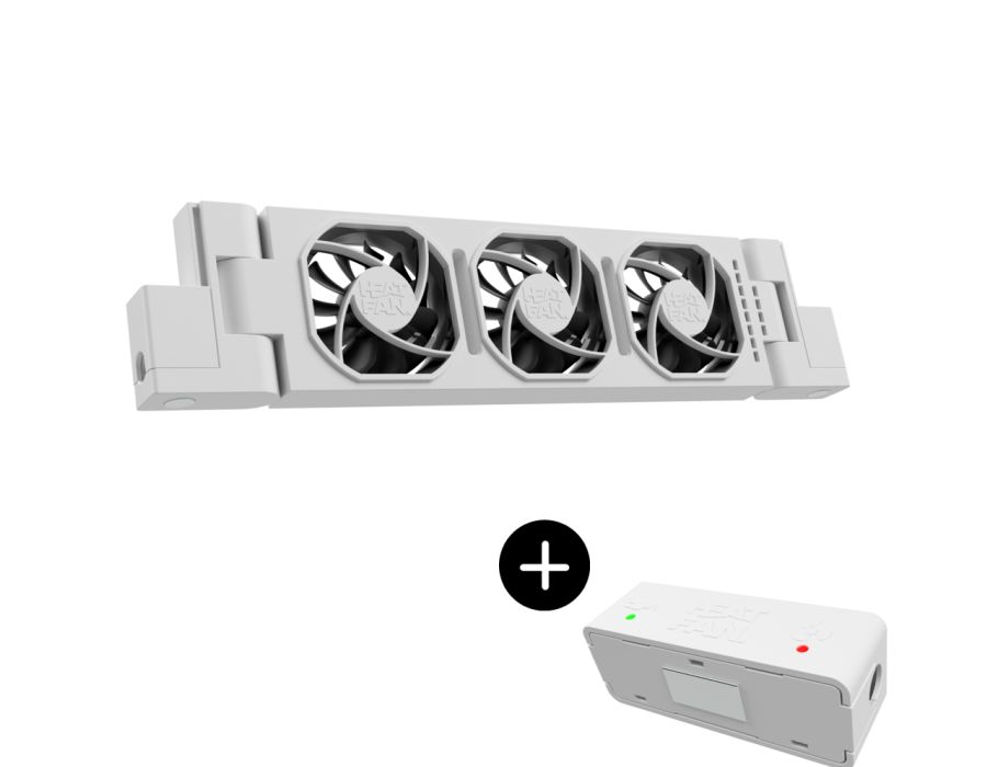 Wärme Lüfter Heatfan 3 Solo weiß inkl. Sensor