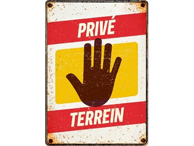 Viel Geschenke Wakkordstop Blik Private Terrain