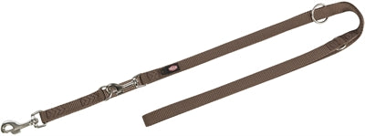 Trixie Dog -Leinen einstellbare Premium Zwei -Layer -Braun