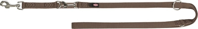 Trixie Dog -Leinen einstellbare Premium Zwei -Layer -Braun