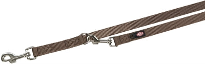 Trixie Dog -Leinen einstellbare Premium Zwei -Layer -Braun
