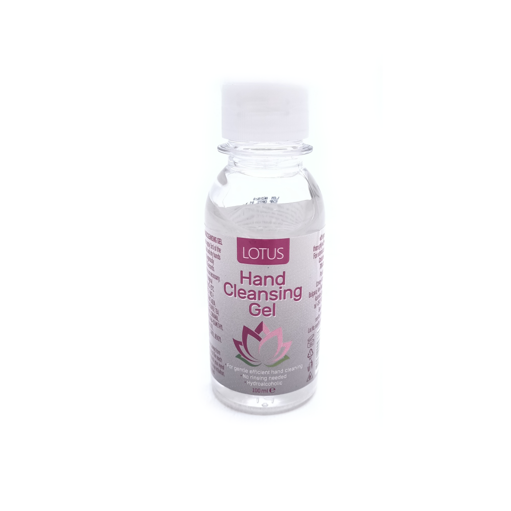 DR DESINFECTING Handbuch, Handreinigungsgel mit 70% Alkoholfläschchen von 100 ml
