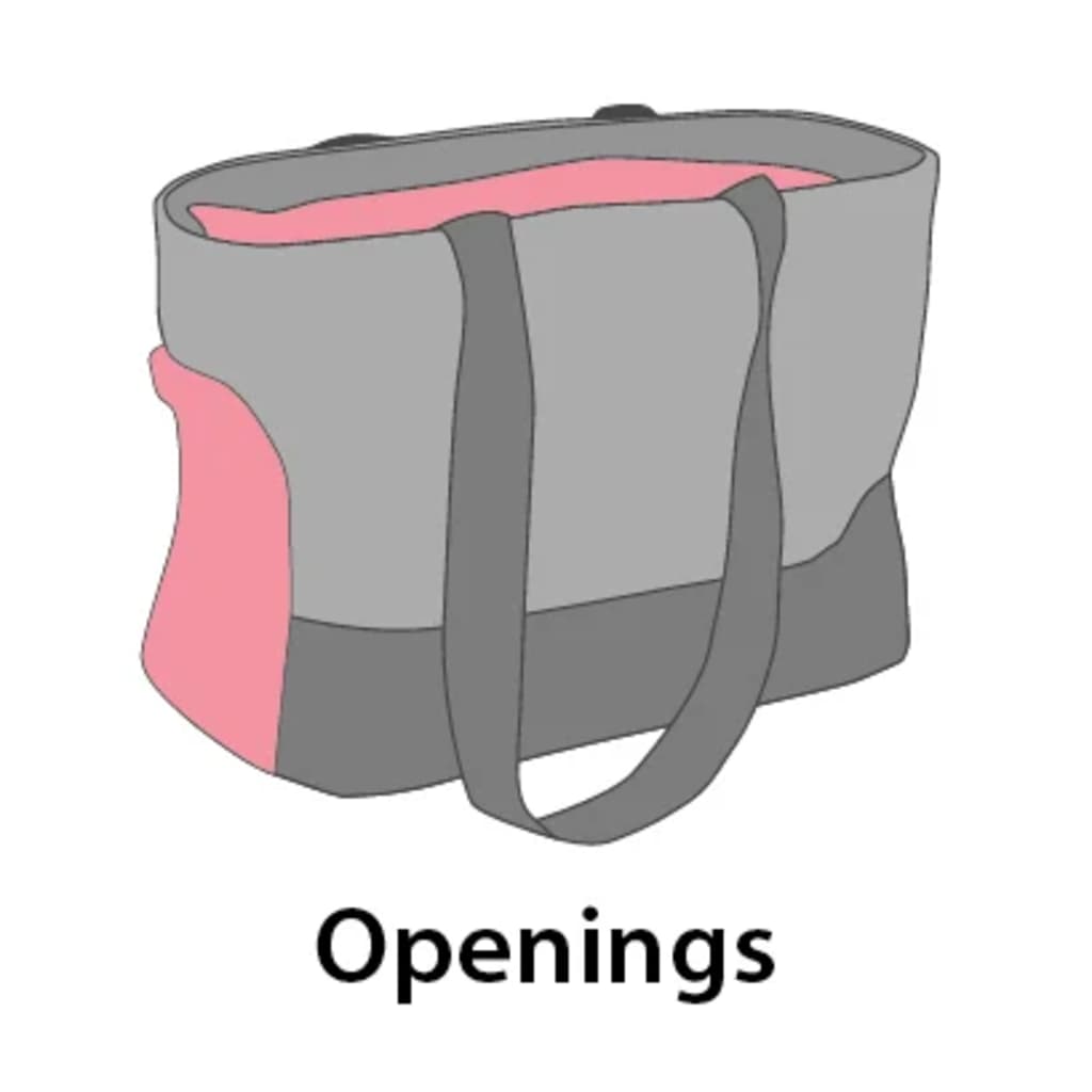Flamingo Flamingo Pet Deal Bag Cilou 4 47x21x30 cm Grau