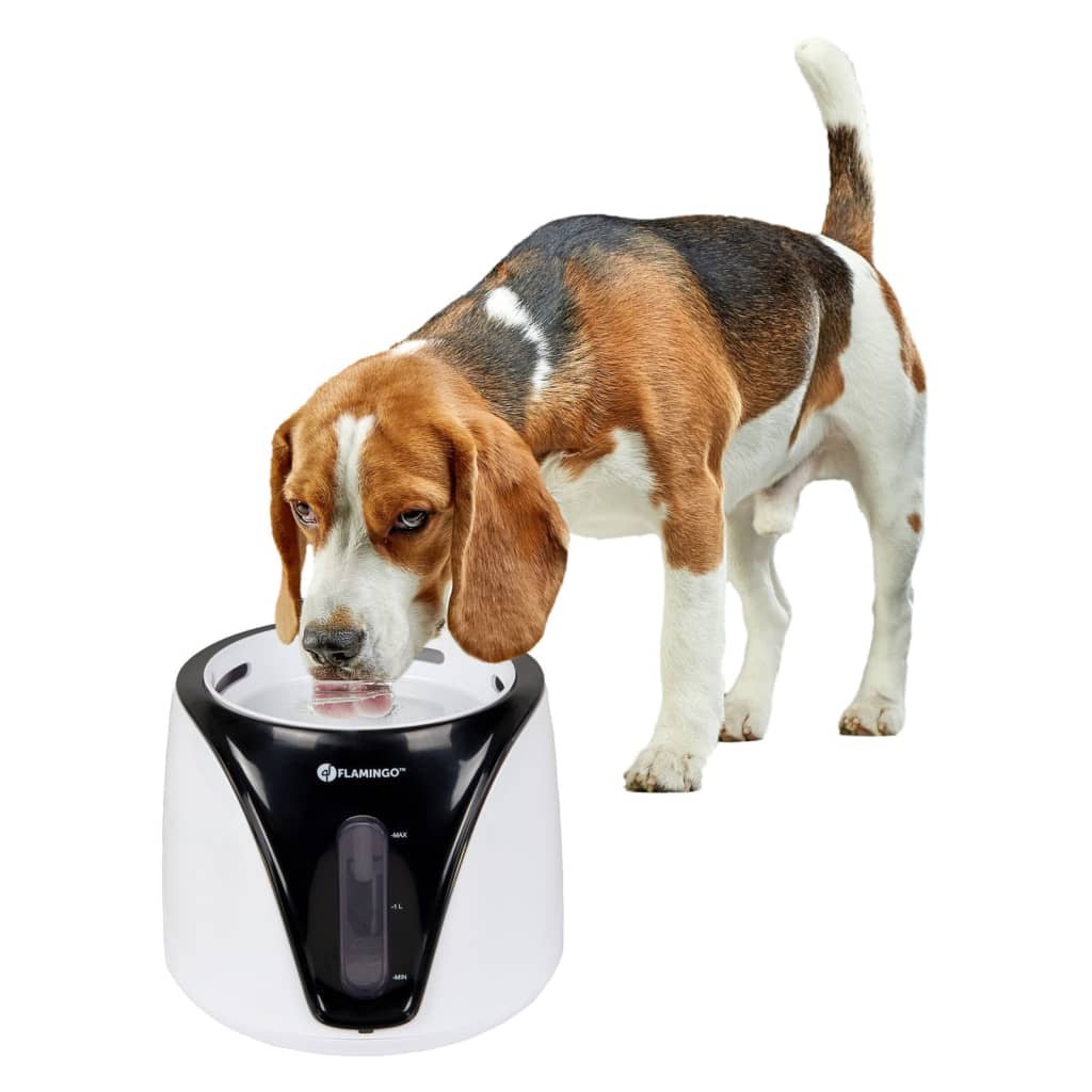 Flamingo Flamingo Haustierwasserspender Adriana Automatisch 2 l Schwarz