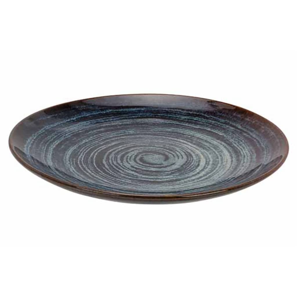 Gemütliche trendige, gemütliche trendige Dessertboard Atlantis 6 ST Kreismuster Ø21,5 cm Blau