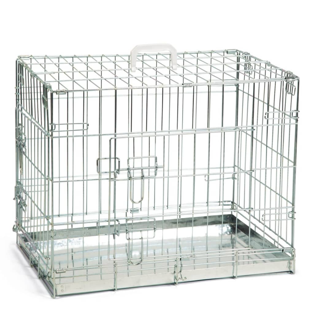 Beeztees Beeztees Hondenbench 62x44x49 cm Silberfarbe