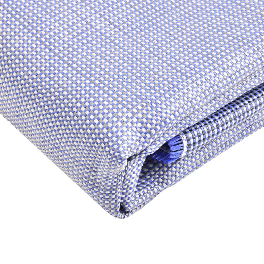 Vidaxl Zelt Teppich 400x250 cm Blau
