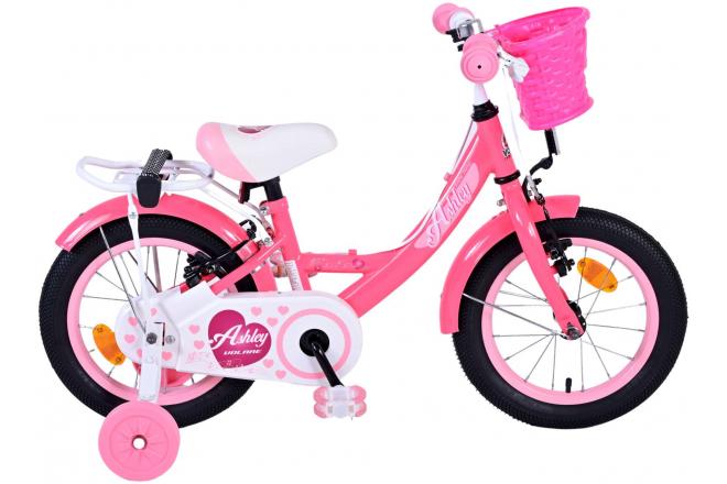 Volare Ashley Children's Bike Girls 14 -Zoll -Rosa Red zwei Handbremsen
