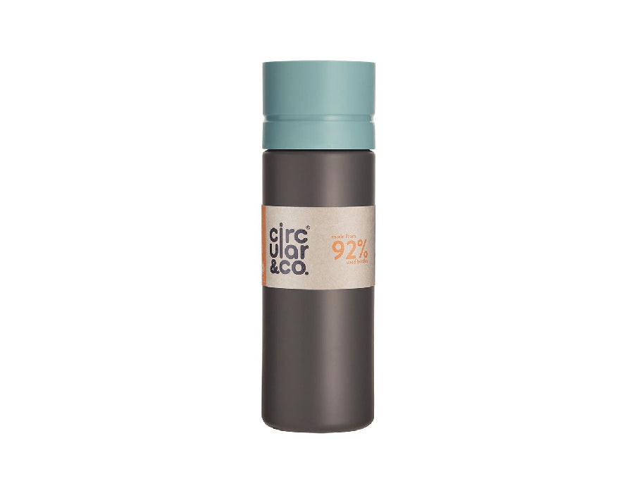 Kreisförmige Co. Rundflasche 600 ml schwarzblau