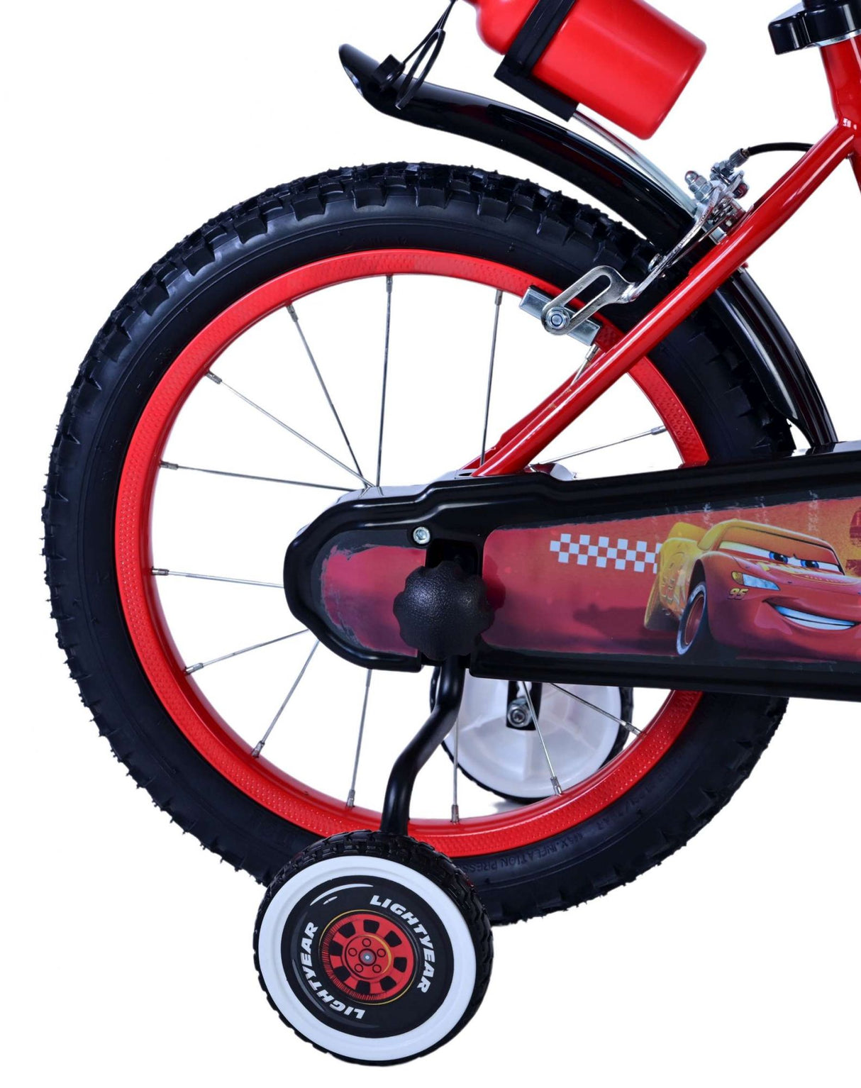 Disney Disney Children's Bike Boys 16 Zoll rote zwei Handbremsen