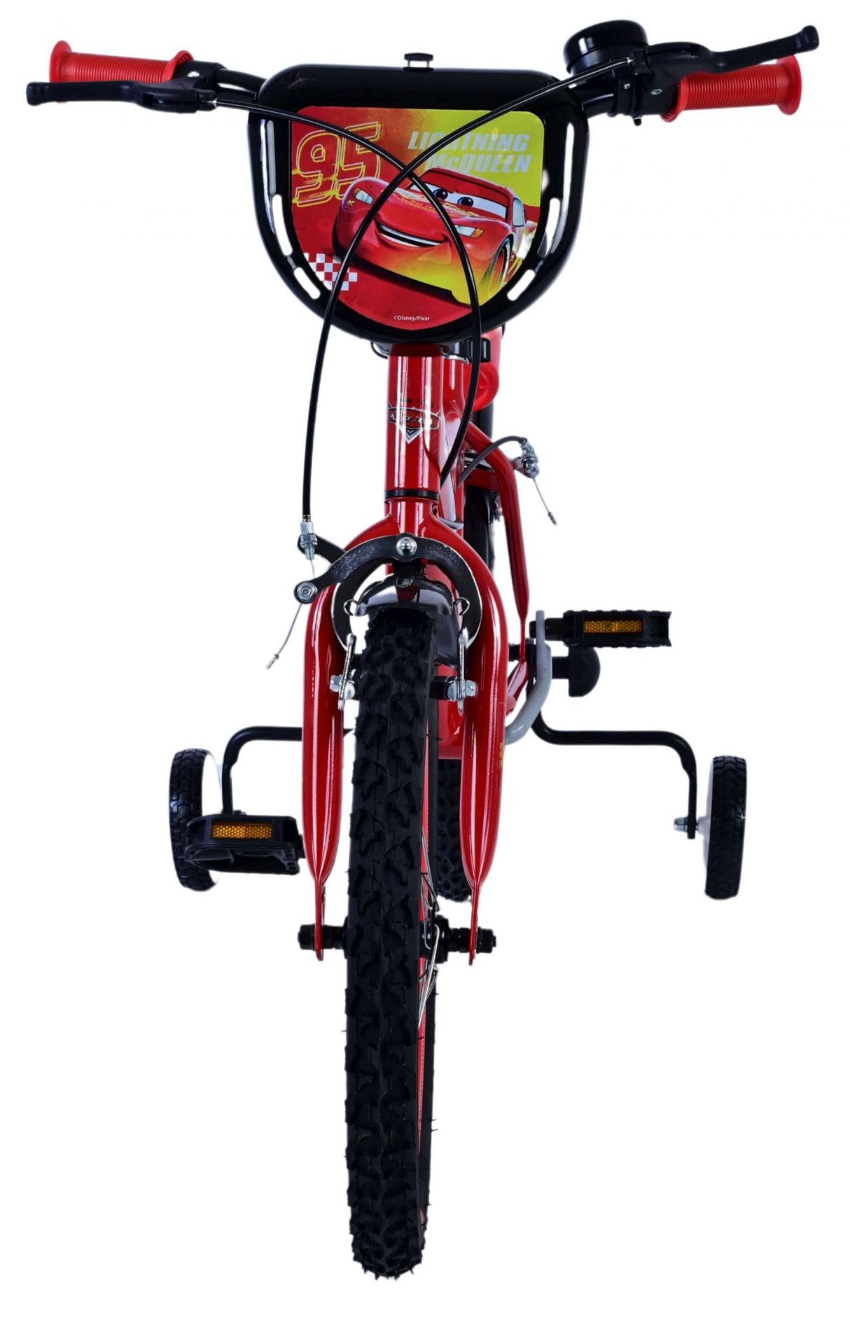 Disney Disney Children's Bike Boys 16 Zoll rote zwei Handbremsen