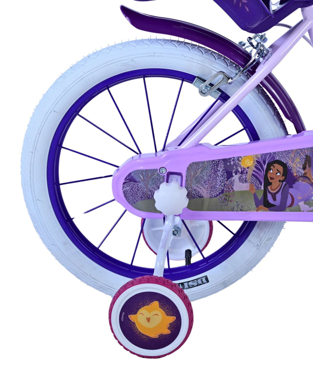 Wunsch Wunsch Wunsch Kinderbike Girls 16 Zoll lila zwei Handbremsen
