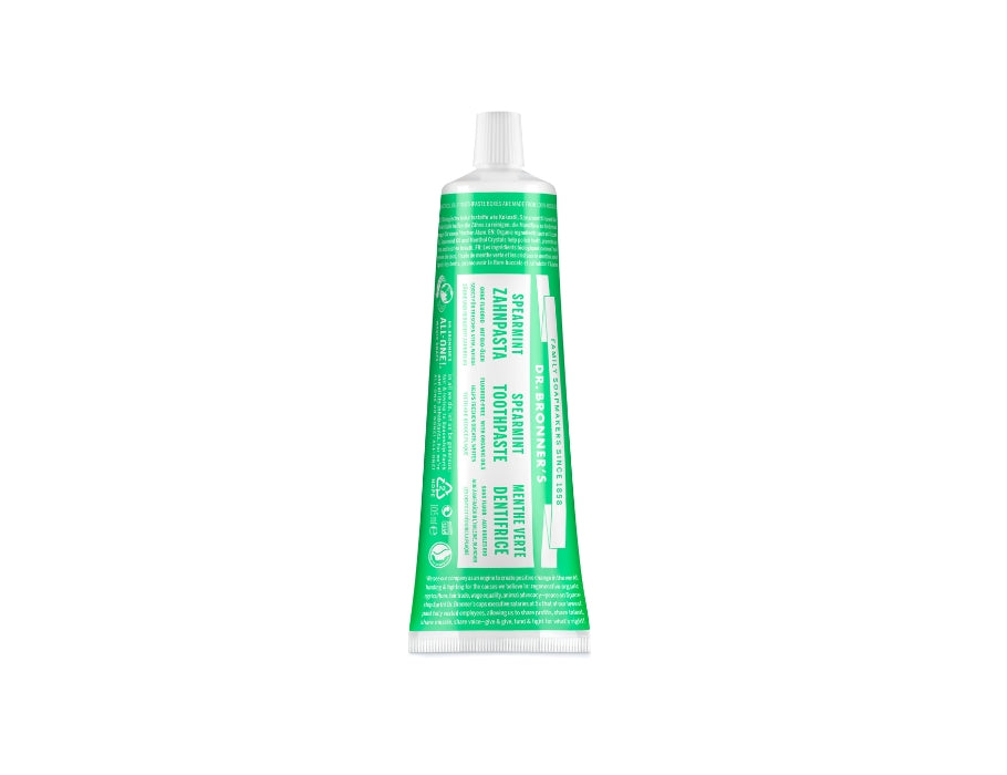 Dr. Bronners Zahnpasta -Spearinminze ohne Fluorid