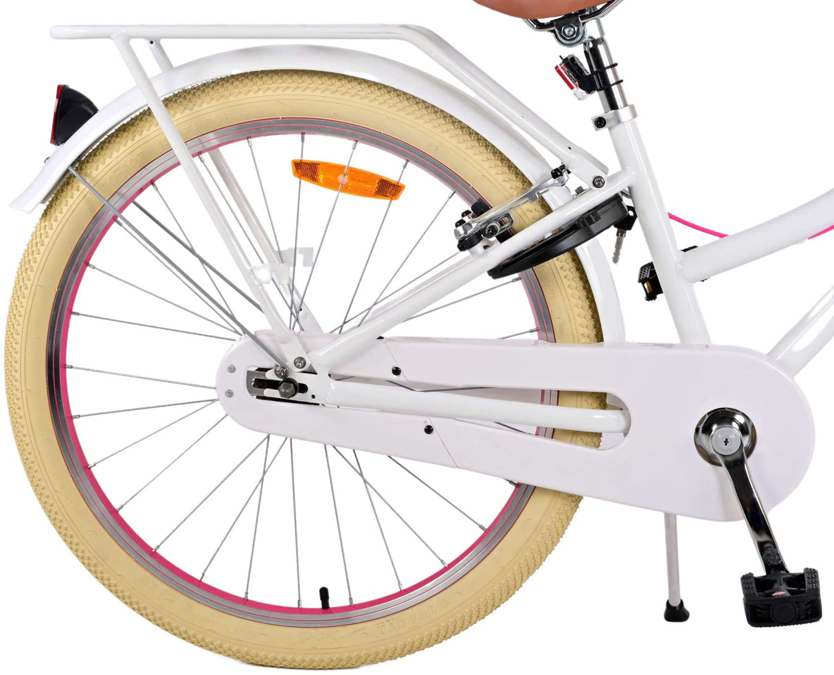 Volare Volare Children's Bicycle Girls 24 Zoll weiße zwei Handbremsen