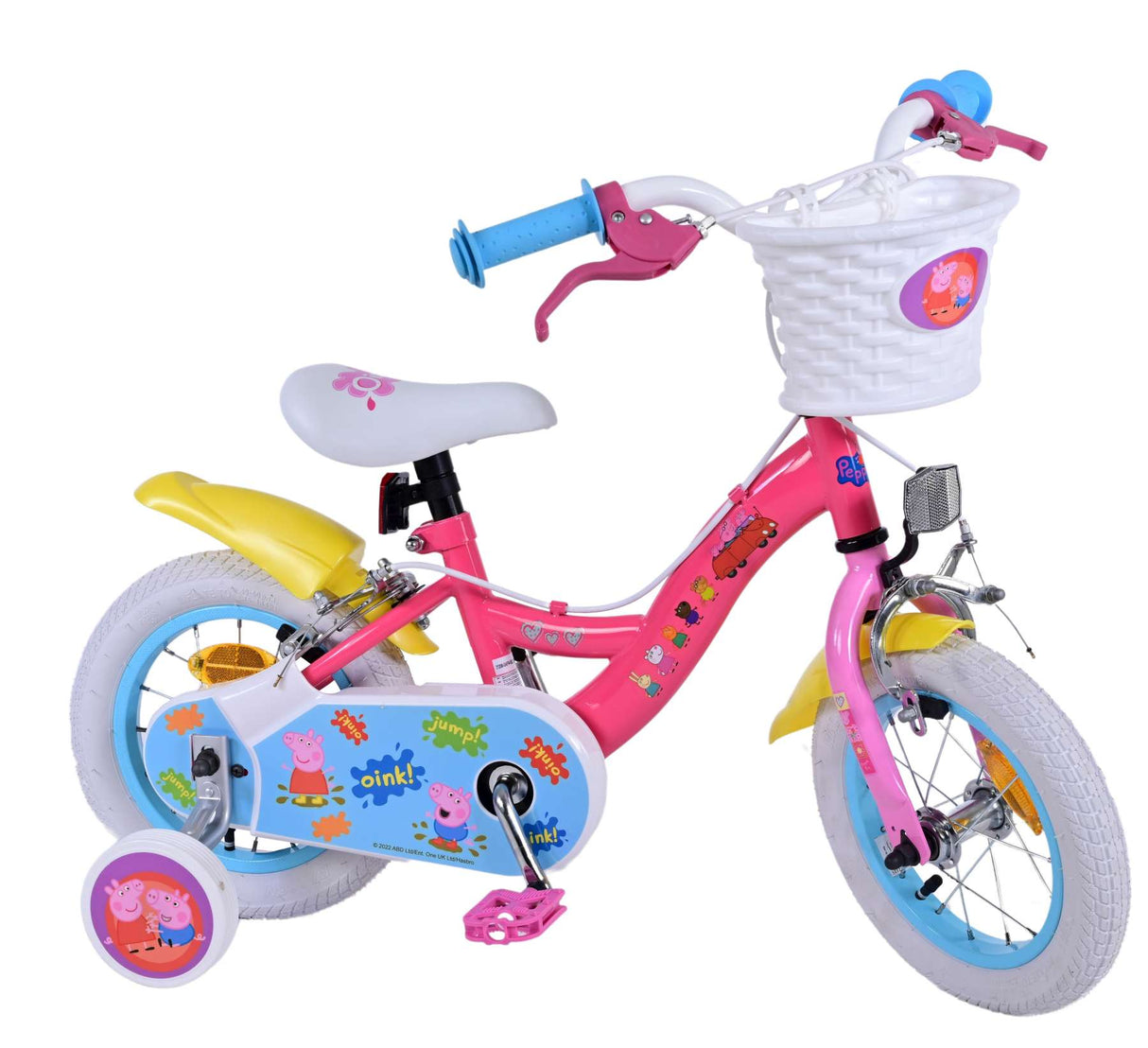 Peppa Pig Children's Bike Girls 12 Zoll rosa zwei Handbremsen