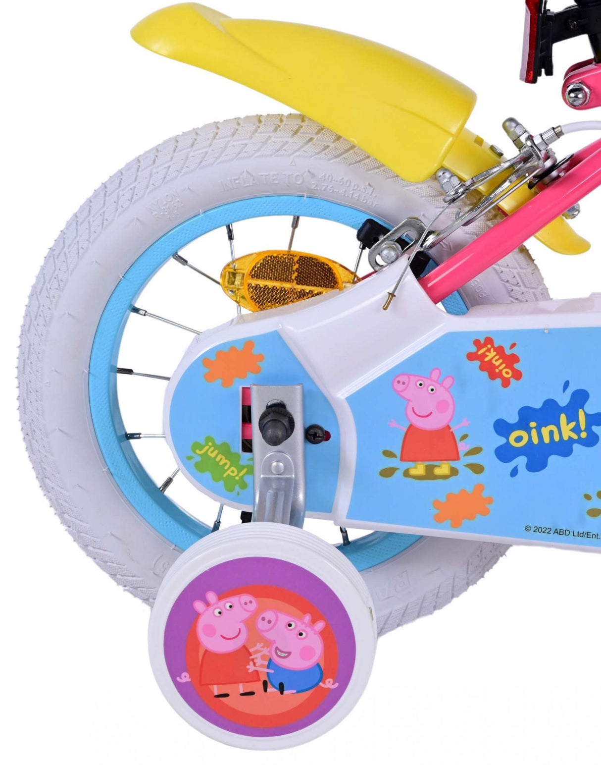 Peppa Pig Children's Bike Girls 12 Zoll rosa zwei Handbremsen