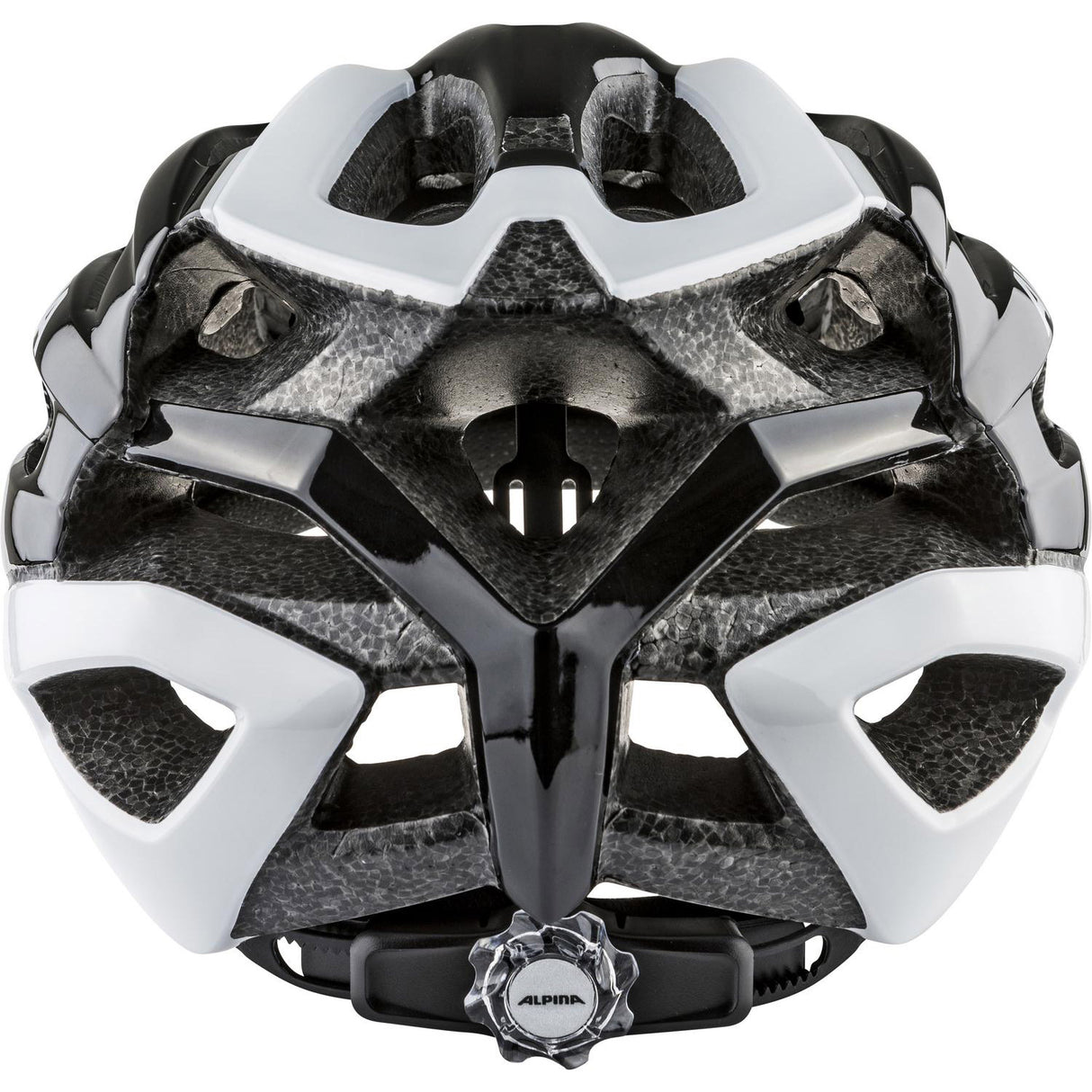 Olympische Sportbekleidung Alpina Sports Racehelm Fedaia 53-58 Schwarz Weiß