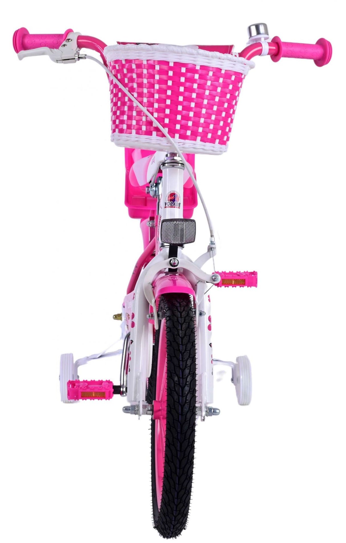 Volare schöne Kinderbike Girls 16 Zoll rosa Weiß