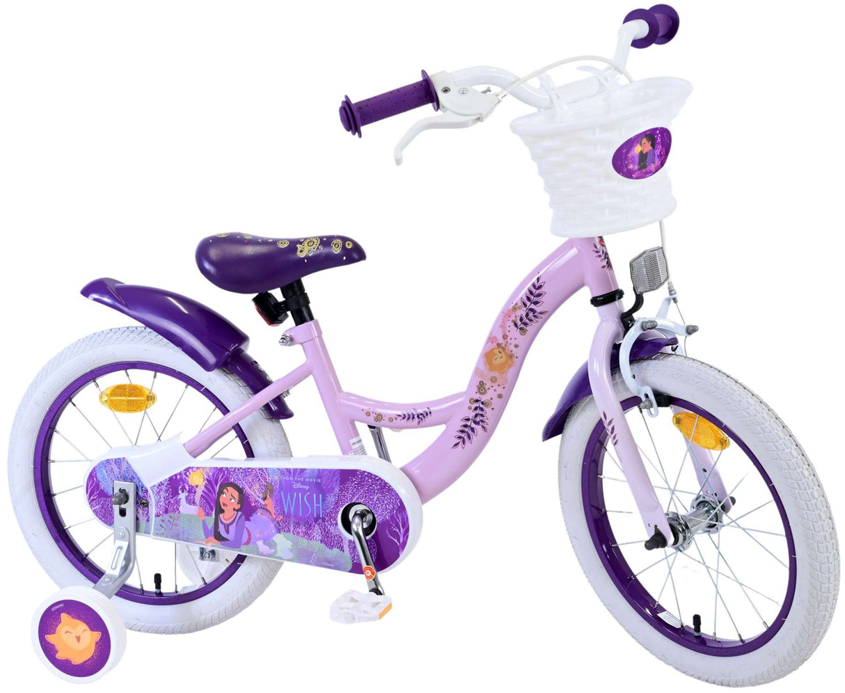 Wünschen Sie Disney Children's Bicycle - Mädchen - 14 Zoll - lila