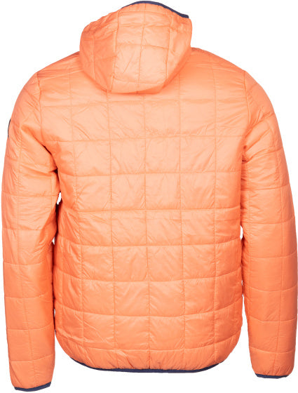 Arbaer Aaron gepolsterte Jacke Herrenkorallenorange Größe l