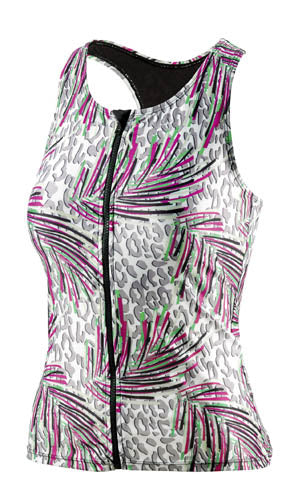 Beco Tanktop Beguit Ladies B-Cup Polyamid Elastane Pink Green MT 46