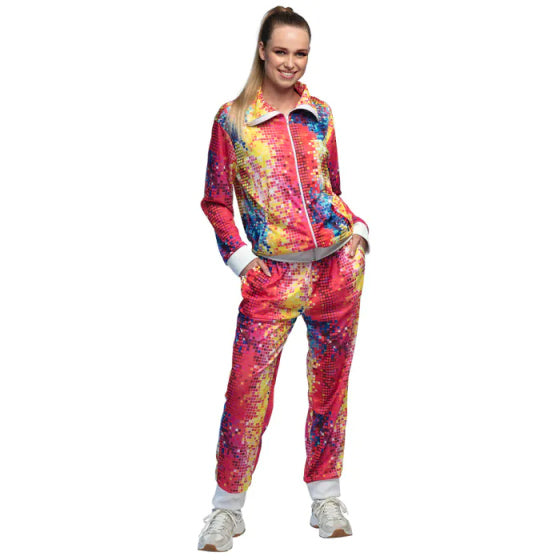 Boland Disco Babe Tracksuit Ladies Multicolorgröße m