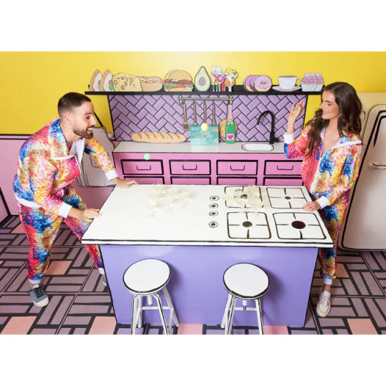 Boland Disco Babe Tracksuit Ladies Multicolorgröße m