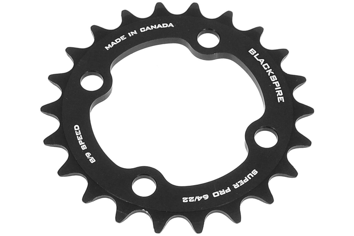 Schwarzgepressigungsblatt MTB Super Pro 64 22