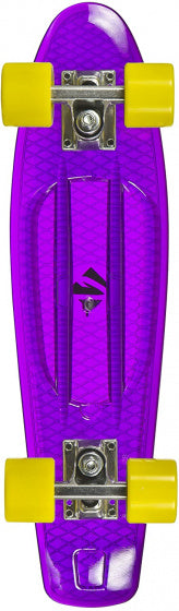 Choke Juicy Susi Clear Purple Skateboard 57 cm Gelb