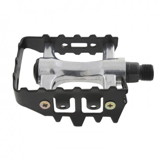 Komponenten Plattform Pedal MTB 9 16 Zoll Aluminium Schwarzer Set