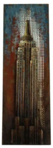 Hi-Point Empire State Retrawmalerei 120 cm Nickel Brown