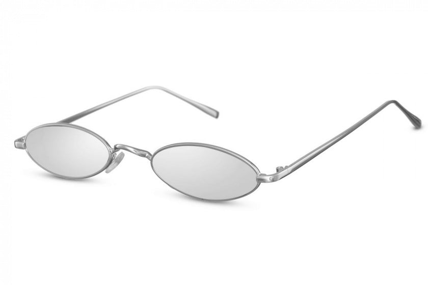 CWI Sonnenbrille Ladies Oval Randloos Katze. 3 Silber Silber