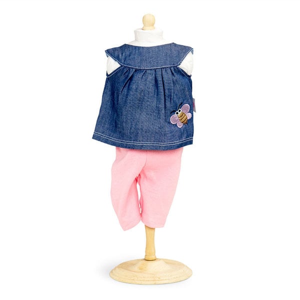 Denim-Tunika mit Leggings 42-46 cm