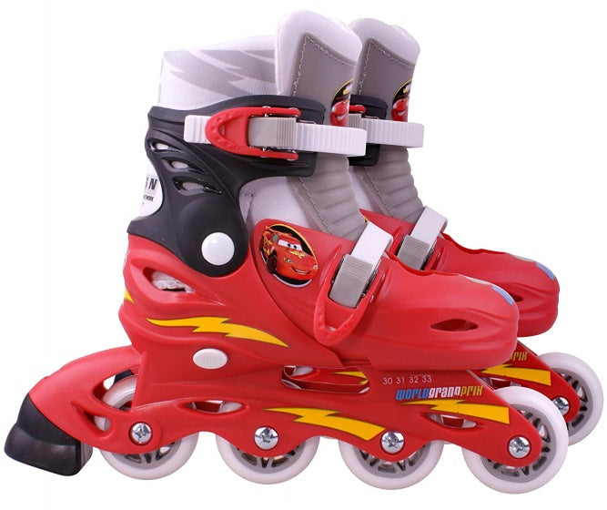 Disney Inline Skates Hardboot Rot Größe 27-30