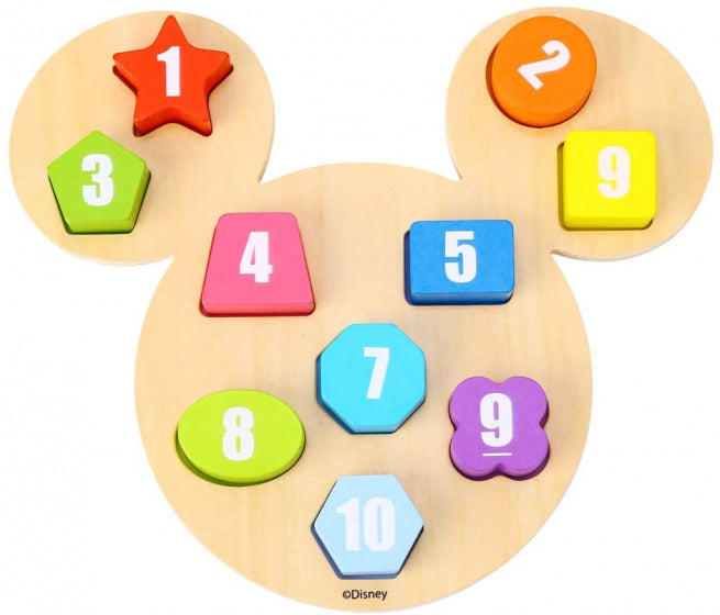 Toky Toy Mickey Mouse Holznummer 24 Monate 11-Punkte
