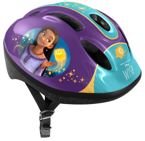 Disney Wish Bicycle Helm Verstellbarer Junior Purple Türkisgröße 50-56 cm (s)