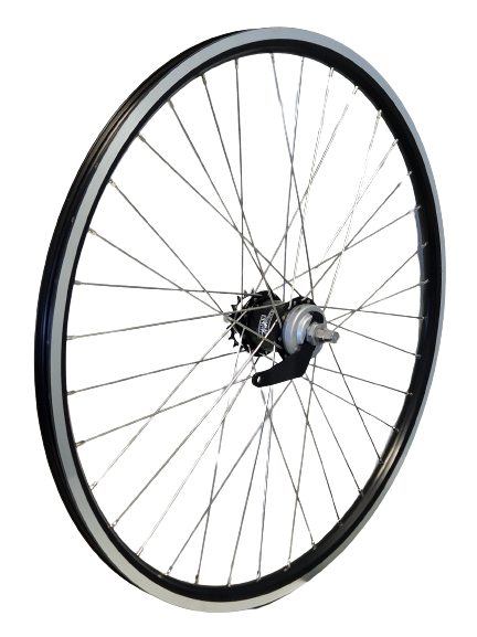 KGS Hinterrad 28 Zoll (622) Alu Rim Black-Silver Sturmey Archer Remnafe