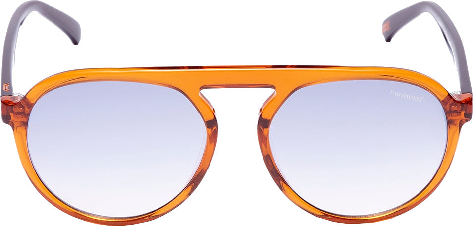 Formel Sonnenbrille Unisex Pilot Cat.4 Orange Hellgrau