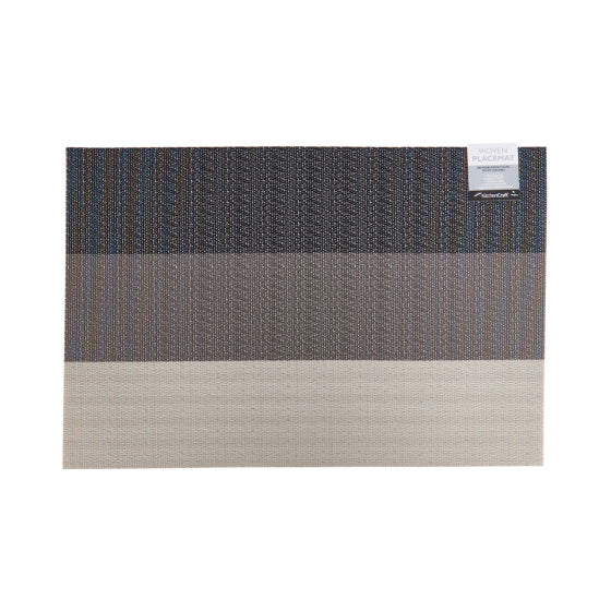 KitchenClet -Placemat 30 x 45 cm PVC Polyester weiß grau