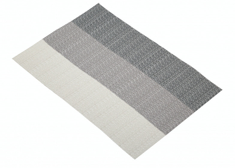 KitchenClet -Placemat 30 x 45 cm PVC Polyester weiß grau