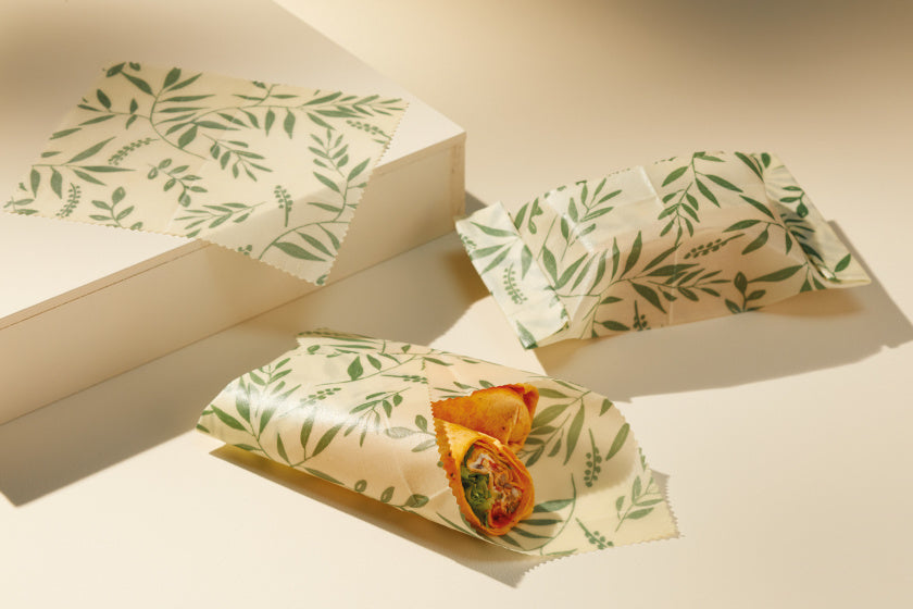 Kitchencraft natürliche Elemente Lebensmittel Wickel vegane Folie 3 Teile