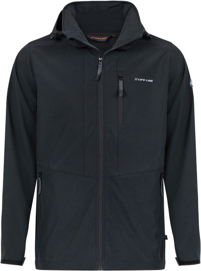 Lebenslinie Hidde Softshell Jacke Männer schwarz Größe l