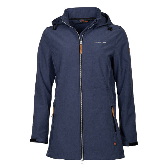 Lebenslinie Kya Softshell Parka Damen dunkelblau Größe xxl