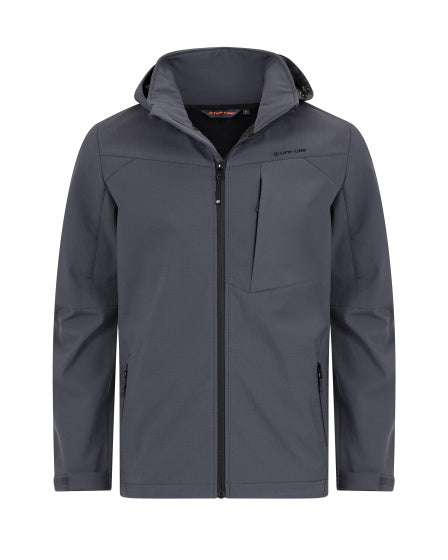 Lebenslinie Murray Softshell Jacke Männer Grau Größe m