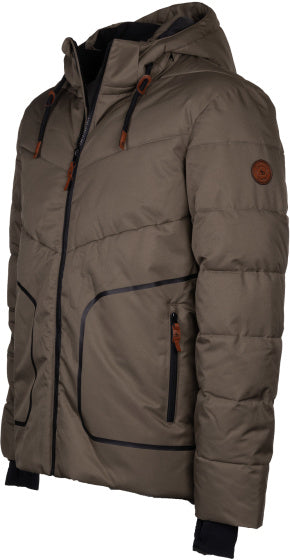 Maupiti Marck II gepolsterte Winterjacke Männer grau -Browngröße 3xl