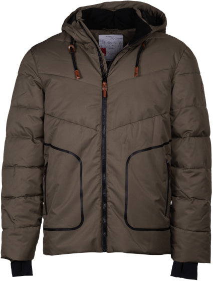 Maupiti Marck II gepolsterte Winterjacke Männer grau -Browngröße 3xl