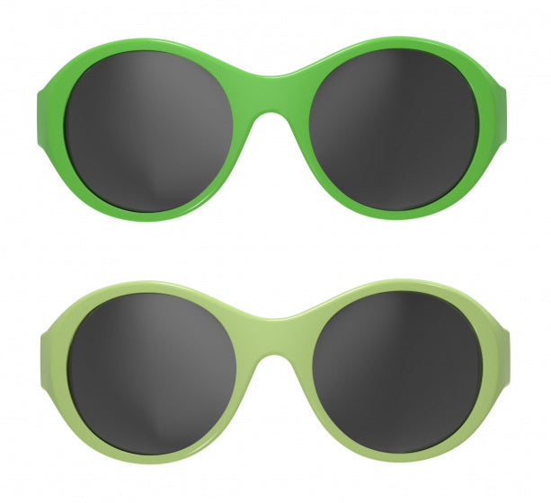 Mokki Klicken Sie auf die Sonnenbrille der Kinder 0-2 Jahre grün 2 Stücke