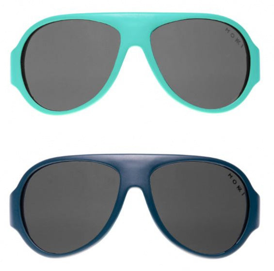 Mokki Klicken Sie auf die Sonnenbrille für Kinder 2-5 Jahre blau 2 Stücke
