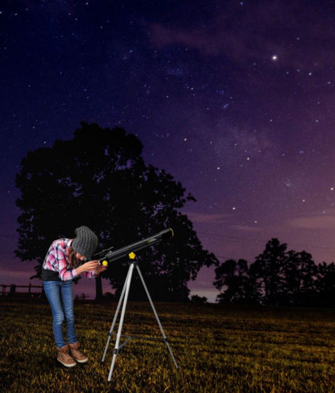 National Geographic Telescope 50 600 30x-15SX Schwarz
